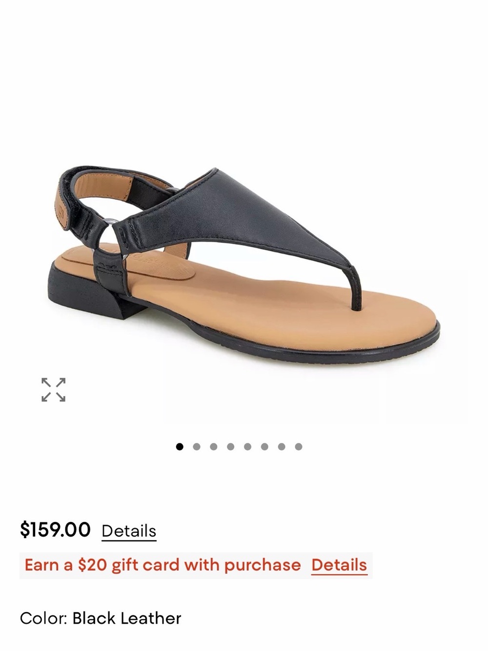 Kenneth Cole Black Pointed Thong Slingback Sandals - Picture 12 of 12